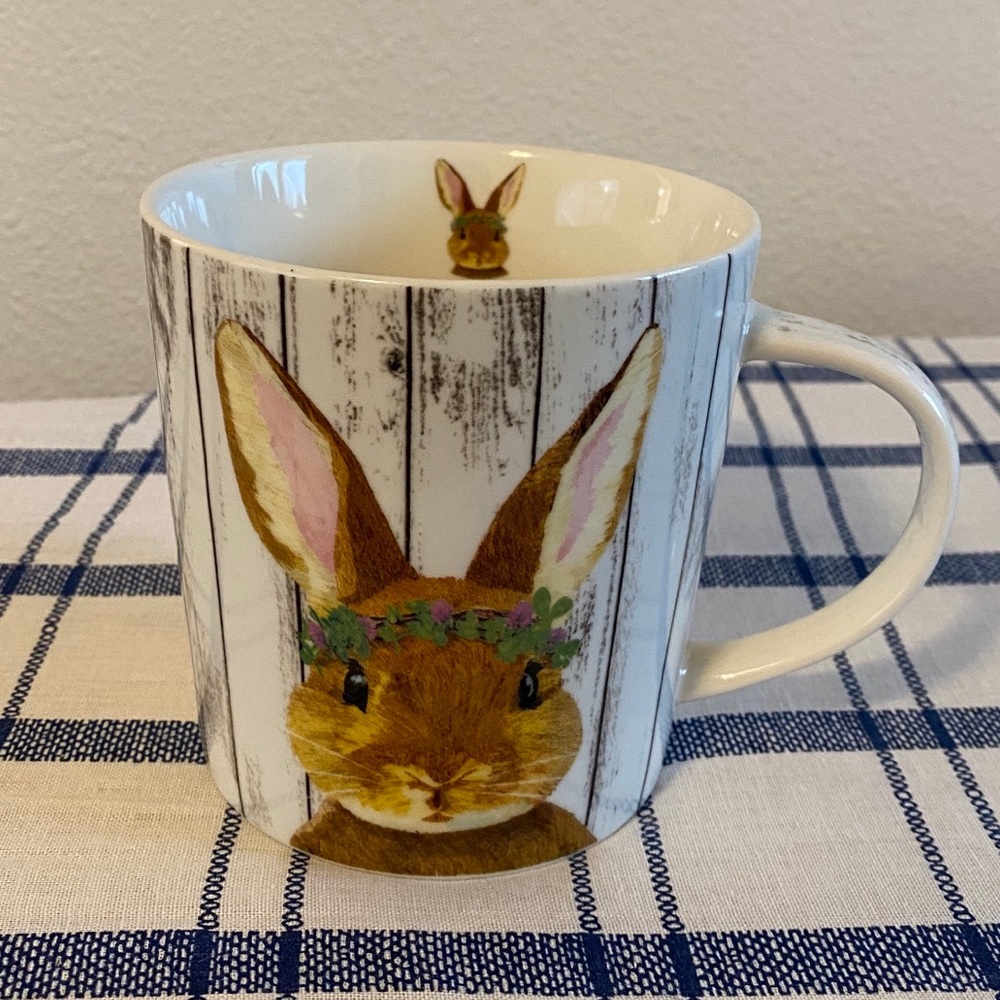 Bunny Flower Crown Mug